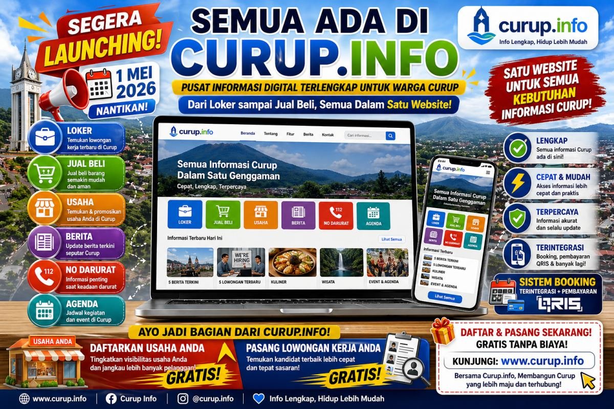 Curup Segera Miliki Portal Digital Terpadu: Curup.info Siap Diluncurkan